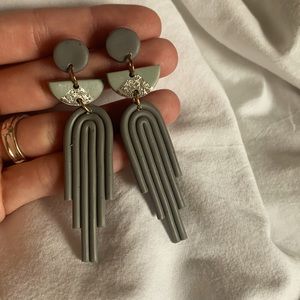 Polymer clay earrings